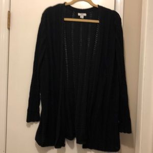 Croft & Barrow open weave cardigan